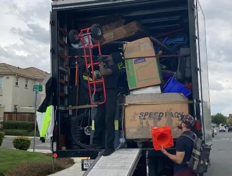 loading a truck